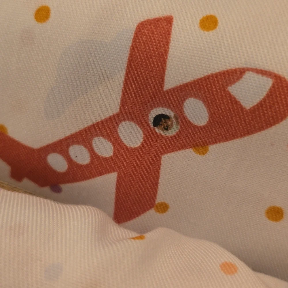 New Pillowfort Kids Playing Outdoor Fun‎ Bicycle Polka Dots Shower Curtain 72x72